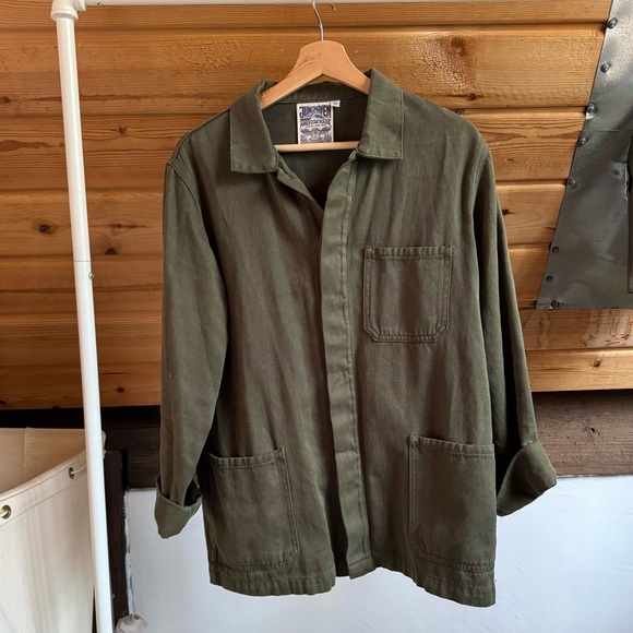 Jungmaven Jackets & Blazers - Jungmaven Olive Green Olympic Jacket